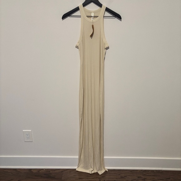 SKIMS Soft Lounge Sleeveless Dress Bone L Large New NWT - Picture 4 of 6